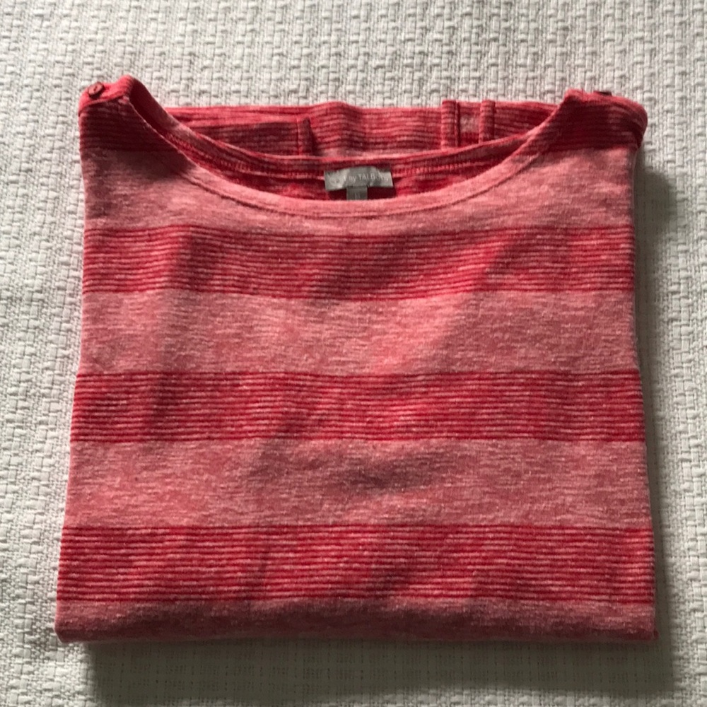 Talbots red-striped long-sleeve t-shirt
